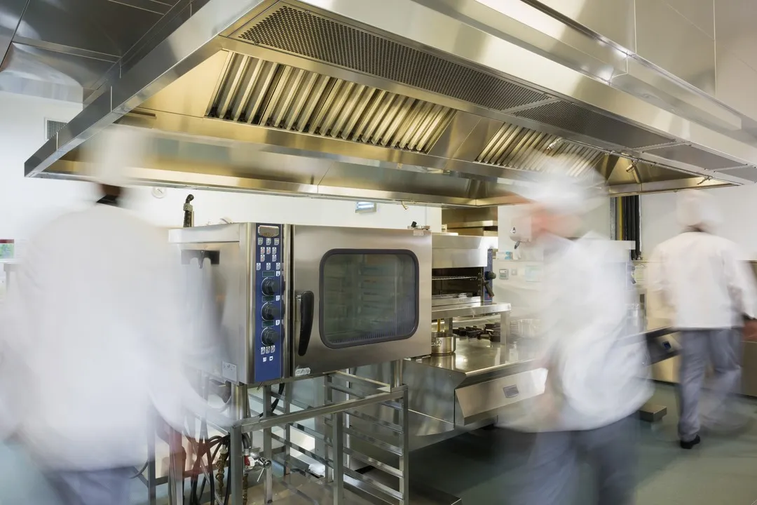 Cuisine de restaurant en plein service